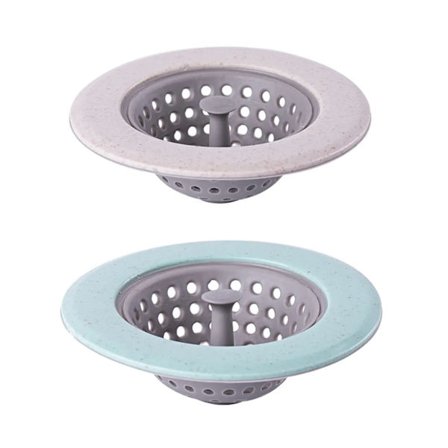 Kjøkkensil, 2-pakning silikonpropp for vask med rustfritt stål, 4,5 " diameter, (Stil: Stil 3;)