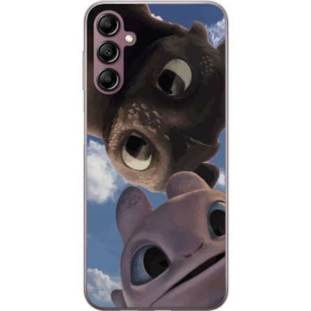 Kompatibelt Mobildeksel til Samsung Galaxy A14 5G Søt Drage Beste Venner Selfie