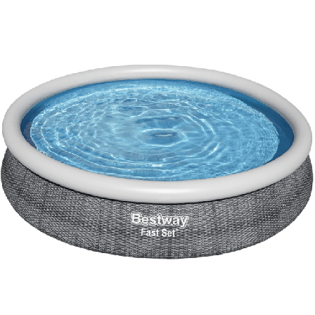 Bestway Fast Set Pool 3,66 X 76cm Dekoration Grå