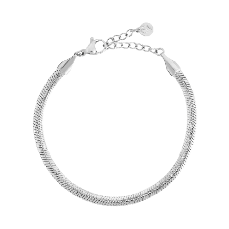 Edblad Herringbone Bracelet Steel Smycken & klockor Dam Grå ONESIZE