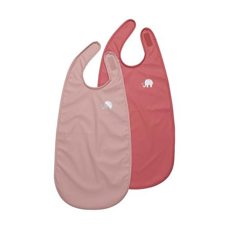 CeLaVi Long PU Bib 2-Pak Misty Rose, Børn & Forældre, Spisetid, Hagesmække