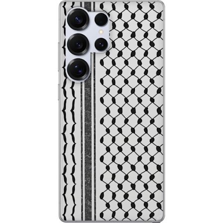 Kompatibel Mobilcover til Samsung Galaxy S25 Ultra Palæstinensisk mønster - inspireret af traditionel stil keffiyeh-stof