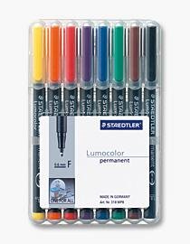 Staedtler Permanent Pen Set Of 8 Colors