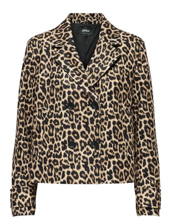 Onlfreja Nancy Short Leo Jacket Otw Beige ONLY