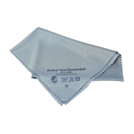 ACTIVA Fönsterduk ECO 50x40cm blå - Lyreco - Städ och hygien - Städdukar och diskdukar - Fönsterdukar