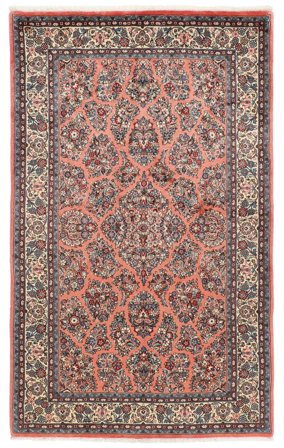 Noué À La Main Sarough Tapis 155X255 De Laine Petit
