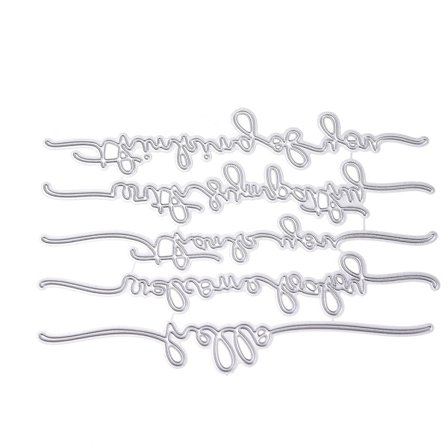 Kreative Ord Skæreskabeloner Stencil DIY Scrapbooking Prægning Album Papir Ca