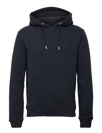 Vintage Logo Emb Hood Blue Superdry