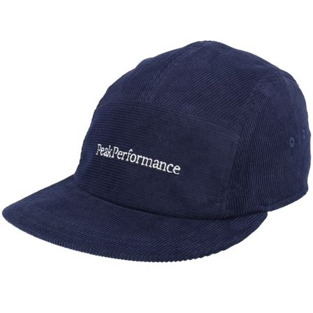 Peak Performance - Blå 5panel Keps - Corduroy Cap Blue Shadow 5-Panel @ Hatstore