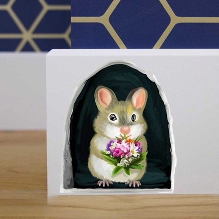 Mouse Hole Wall Sticker 3D Stickers 9 9