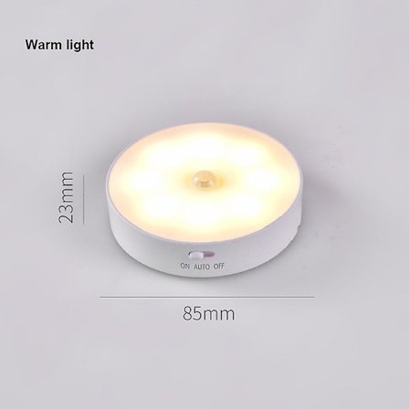 Ladattava lamppu Paristokäyttöinen Led-liiketunnistinvalo USB latausyövalo