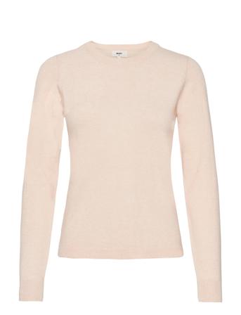 Objthess L/S O-Neck Knit Pullover Pullover Creme Object
