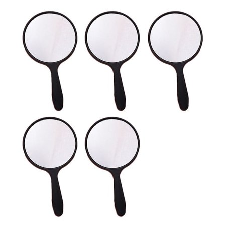 Handspegel hand spegel för smink mini spegel svart