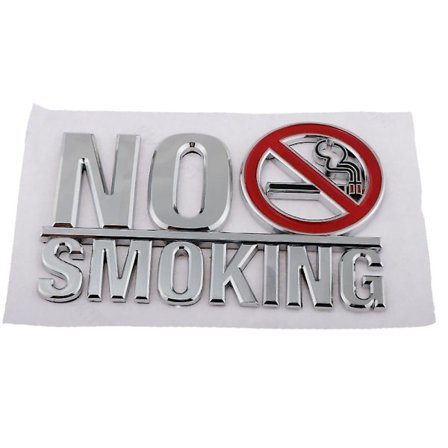 Rygning forbudt Abs selvklæbende skilt