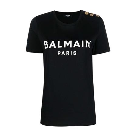 Balmain T-Shirts Sort, Dame