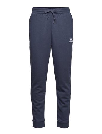 Essentials Fleece Regular Fit Tapered Cuff Joggers Collegehousut Olohousut Sininen Adidas Performance