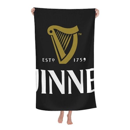 Guinness Badehåndkle Unisex Håndklær Motehåndkle Superfin Fiber Strandhåndklær-DW676