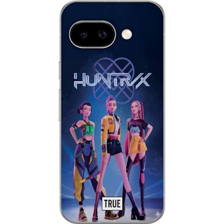 Kompatibelt Mobilskal till Google Google Pixel 9a KPop Demon Hunters 2 - HuntrX Girls motiv med futuristisk KPop-stil och kraftfull attityd