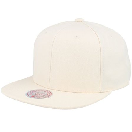 Mitchell & Ness - Vit snapback Keps - High Crown Blank White Snapback @ Hatstore