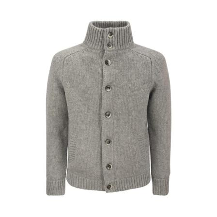 Herno, Cardigan Szary, Mężczyzna, Rozmiar: M