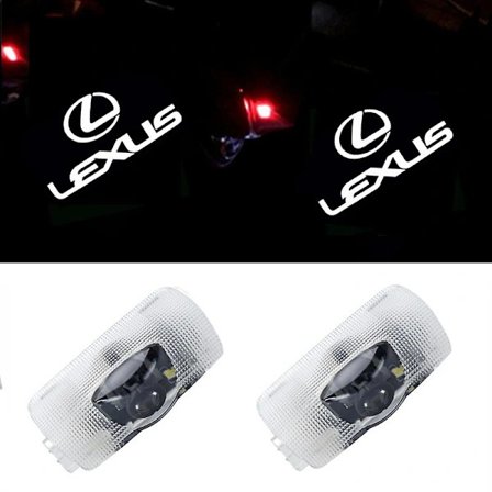 2 stk. passer Lexus LS RX ES IS LX Lexus dørprojektions atmosfære lampe