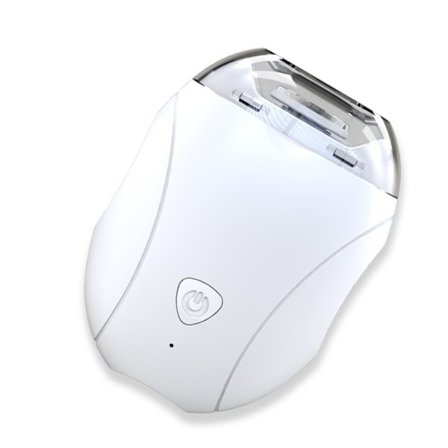 Automatisk elektrisk neglesliber med natlysfunktion USB C genopladelig sikker til baby og børn hvid