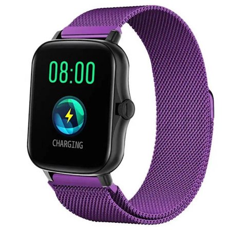 20mm/22mm Milanese-ranneke Amazfit GTS/4/2/2e/3/GTS2 Mini/GTR 47mm/GTR 4/3/ Pro -metallirannekkeelle Amazfit bip /U/S/lite -hihna Uusi Lila 22mm