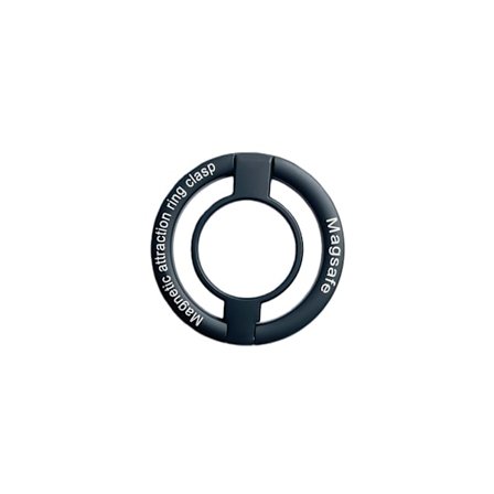 Magnetisk Telefon Ring Stand Holder, 360° Rotation Metal Grip, Kompatibel med MagSafe