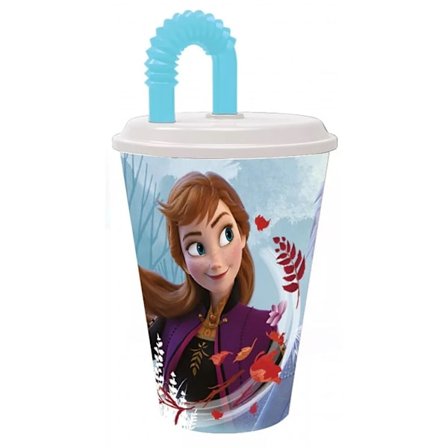 Frost mugg med sugrör