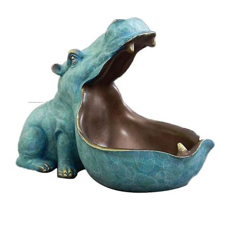 Virtahepo-patsas Kotihartsi - Suloinen Virtahepo-patsas Ainutlaatuiselle Karkkinäytölle