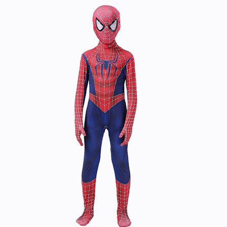 Mub- Multiple 6Y 11Y PS Game Black Gold Kid Superhero Costumes Spiderman Far from Home Halloween Clothes Spider man Costume
