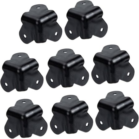 Vinkelbeskytter til højttaler - Kvadratisk hjørnebeskytter - Stødpudebeskytter - Jern - Guitartilbehør - Møbler - Anti-kollision