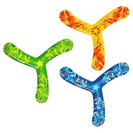 3 stk. Udendørs Boomerang Bærbar Boomerang Småbørn Udendørslegetøj Børn Boomerang Til Børn