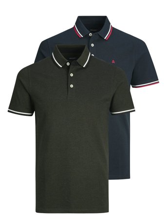 Jack & Jones | Jjepaulos Polo Ss 2Pk Mp Noos | S