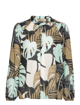 Eisa Arum Blouse Bluse Langermet Svart MOS MOSH*Betinget Tilbud