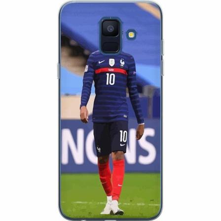 Samsung Galaxy A6 (2018) Genomskinligt Skal Kylian Mbappé