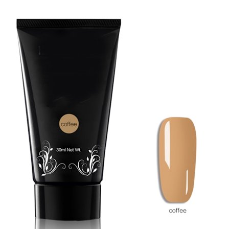 30ml Snabb Nagel Förlängnings Gel Lätt Att Ta Bort UV Manikyr Gel Kaffefärg