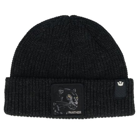 Goorin - Svart cuff Beanie - The Panther Beanie Knit Void Black Cuff @ Hatstore