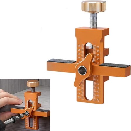 1 kpl - Kaapin oven asetin - Kaapin oven vatupassi - Säädettävä - Oranssi