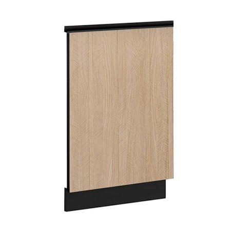 Facadepanel til opvaskemaskine "Roma" - Sort/Beige - L 60 x H 81 x P 1 cm