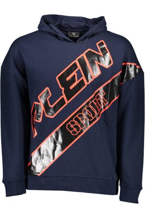 Plein Sport Felpa Senza Zip Uomo Blu