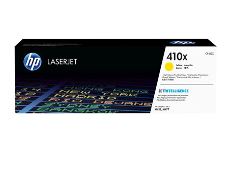 HP 410X gul original LaserJet-tonerkassett med hög kapacitet, 888793807569