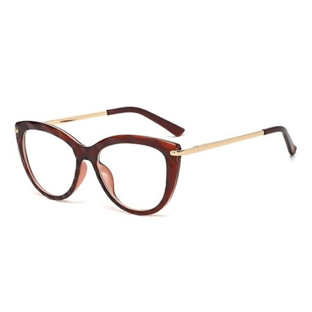 Anti-Blue Light Glasögon Överdimensionerade glasögon BRUNA