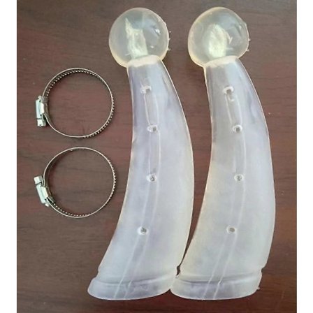 Silikone Beskyttelsescover til Kalve- og Kvæghorn Gårdtilbehør Anti-kamp