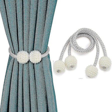 2 kpl Magneettiset Verhotarrat, Koristeelliset Narut