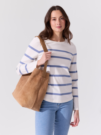 Lucilla stripet genser