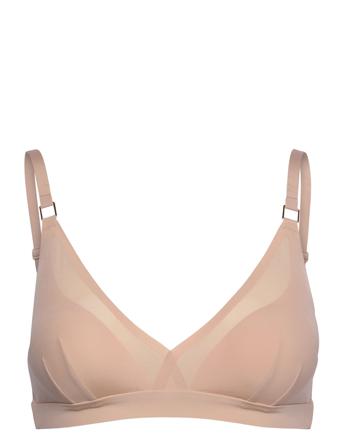 Pure Light Wirefree Triangle Bra Lingerie Bras & Tops Soft Bras Triangle Bras Beige CHANTELLE