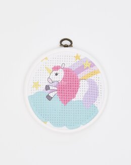 Broderikit Billede Enhjørning - DMC