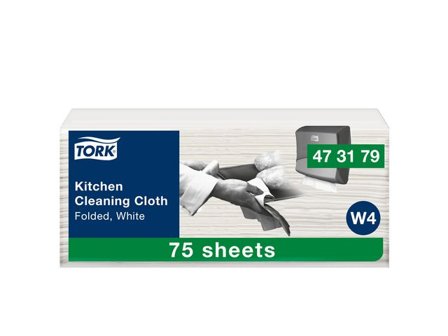 TORK Rengöringsduk W4 kök vit 75/fp - Lyreco - Städ och hygien - Toalettpapper och torkpapper - Pappershanddukar