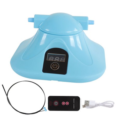 Smart Rope Skipping Machine Automatisk Elektronisk Tælling Fjernbetjening Sjippetov til Voksne Børn Blå